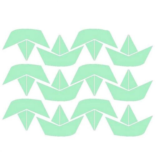 bateau forme lumineux autocollant fond mur chambre salon décalcomanie décorative