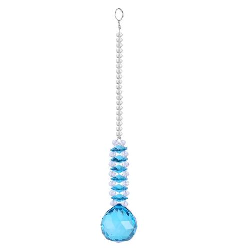 Boule de cristal Suncatcher prismes pendule pendentif fenêtre suspendue décor ornement #3