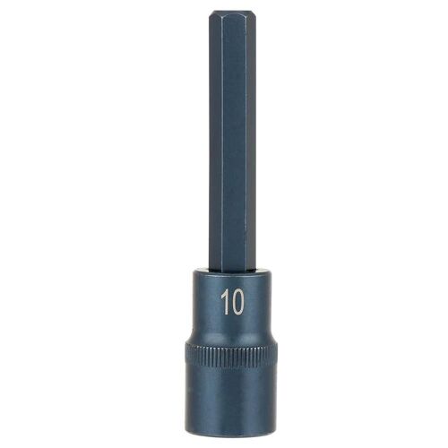 Tournevis électrique Adaptateur de douille hexagonale Douilles d'entraînement d'outil électrique 1/2 100mm (H10)