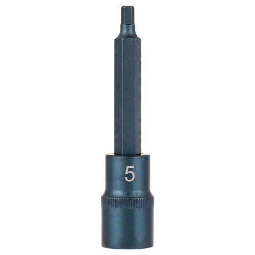 Tournevis électrique Adaptateur de douille hexagonale Douilles d'entraînement d'outil électrique 1/2 100mm (H5)