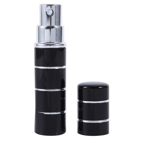 5ml À La Mode Stockage Portable Parfum Atomiseur Parfum Spray Petite Bouteille Vide Noir 