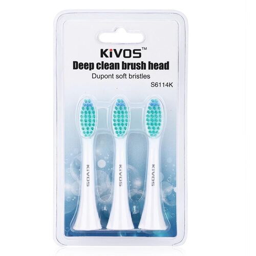 Tête de brosse à dents électrique ultrasonique rechargeable pour enfants Voyage électronique Blanc profond