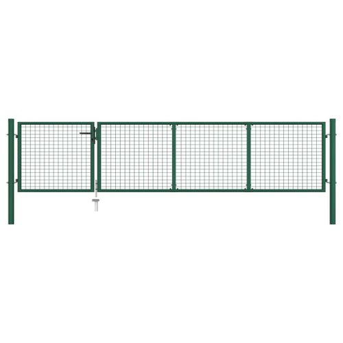 Prolenta Premium - Portillon Acier 350x75 Cm Vert
