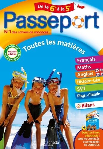 Passeport Toutes Les Matières De La 6e À La 5e
