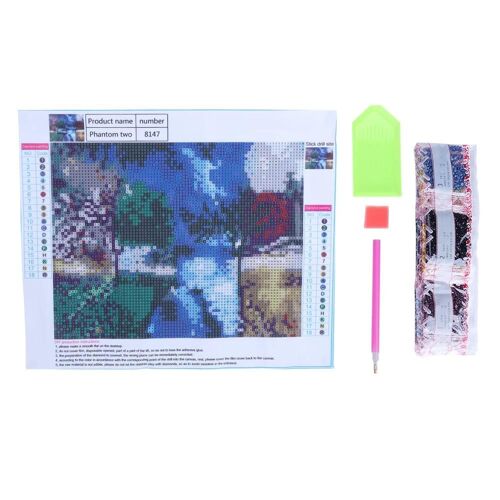 Bricolage Fait À La Main Strass Broderie Peinture Point De Croix Kit Artisanat Pour La Décoration Murale À La Maison