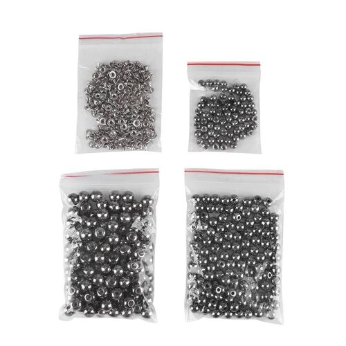 250pcs 6mm 8mm 10mm Mix Tailles Rivets Stud Bouton Cuir Artisanat Sac Jeans Décoration Noir