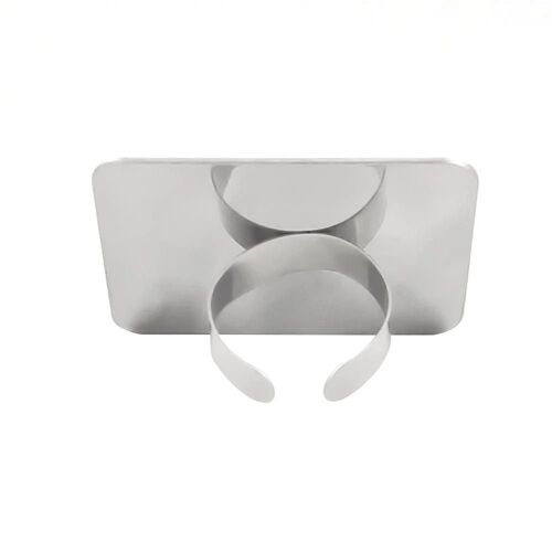 Acier inoxydable Maquillage Nail Art Vernis Cosmétique Mélange Palette de couleurs Outils