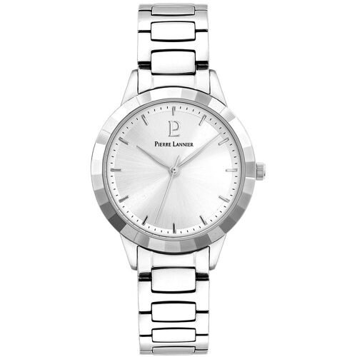 Montre Femme Galiera Cadran Argenté Bracelet Acier Argenté