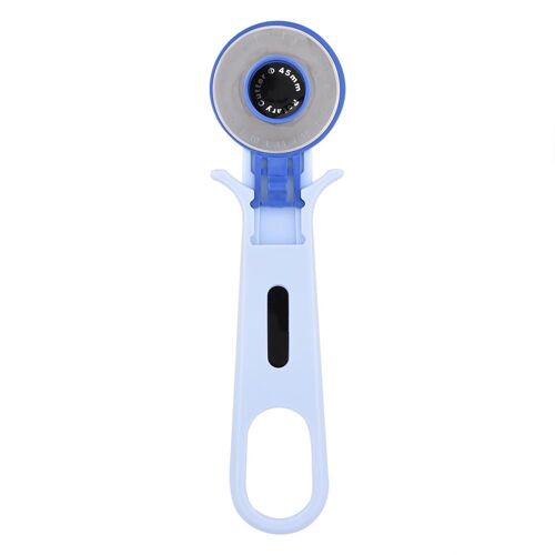 Rouleau Rond Rotatif Cutter Couteau Tissu Outil Outil D'artisanat Accessoires De Couture Bleu 45mm