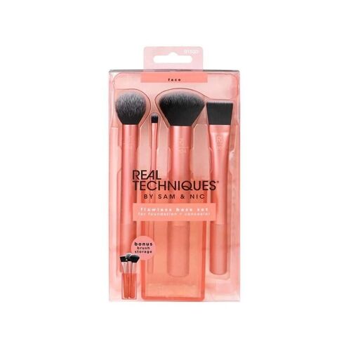 Ensemble De 4 Pinceaux De Base Impeccables Sans Cruauté Rose Or / Noir
