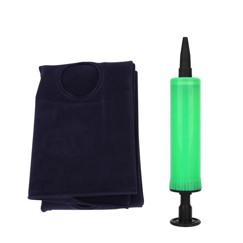 Coussin Gonflable D'air Portable Coussin Anti-Escarres Anti-Pression Pour Les Patients Âgés420 X 420mm / 16,5 X 16,5 Pouces Bleu Foncé
