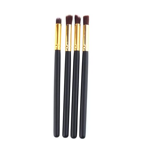 Professionnel 4pcs Maquillage Outil Cosmétique Fard À Paupières Poudre Fond De Teint Mélange De Pinceau Ensemble 