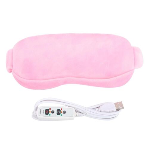 Usb Chaud Froid Compresse Vapeur Masque Pour Les Yeux Détachable Réglable Chauffant Électrique Patchrose