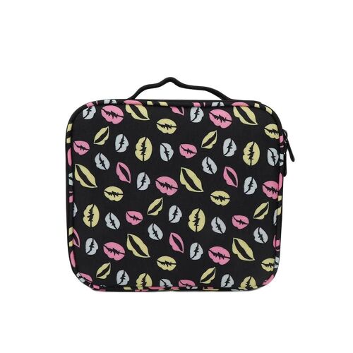 Sac de rangement d'organisateur de maquillage cosmétique portable de grande capacité Docolor pour voyager