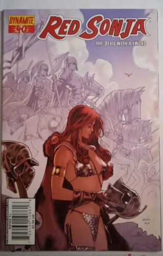 Red Sonja # 40 ( V.O. 2008 Dynamite Comics ) *** Variant Cover By Paul Renaud **