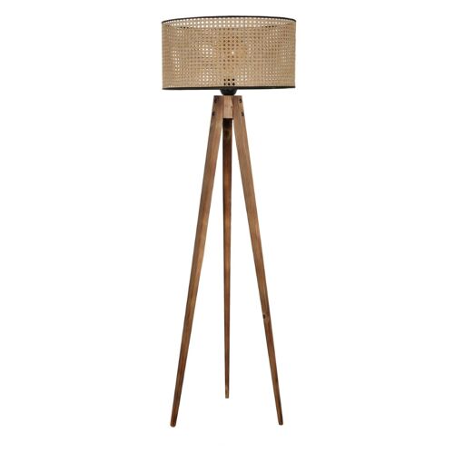 Lampadaire Design En Bois 153cm Romane