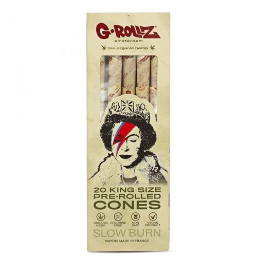 20 cones king size g-rollz organic hemp