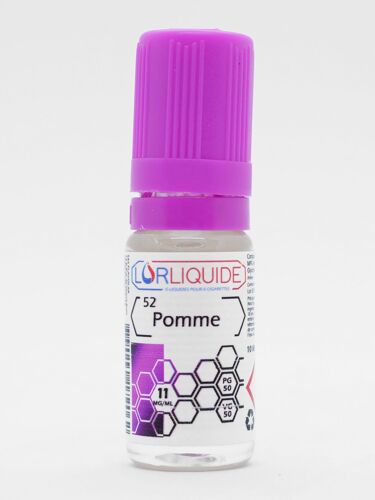 E-liquide 11mg 10ml LorLiquide - Pomme