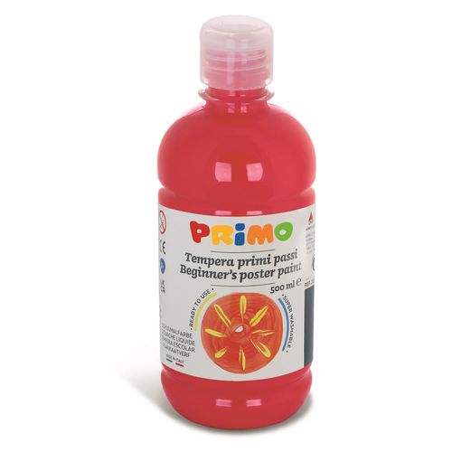 Primo Gouache Ready-Mix Premier Pas 500 Ml Flacon Avec Bouchon Flux Control Scarlet 380