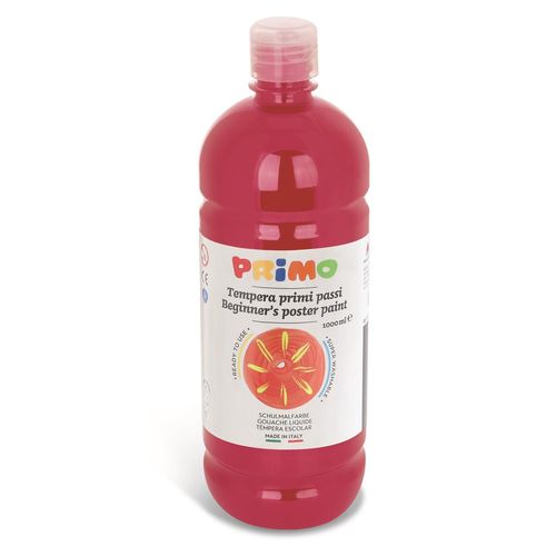 Primo Gouache Ready-Mix Premier Pas 1000 Ml Flacon Avec Bouchon Flux Control Scarlet 380