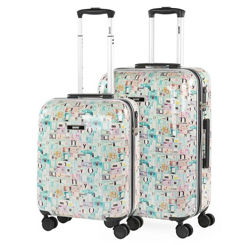 Set Valise Rigide, Lot De Valises Soute Avion 4 Roulettes - Sets De Bagages, Valise À Roulette En Soldes Pour Voyages. Lot Valise: Ensemble Pour Voyages Élégants