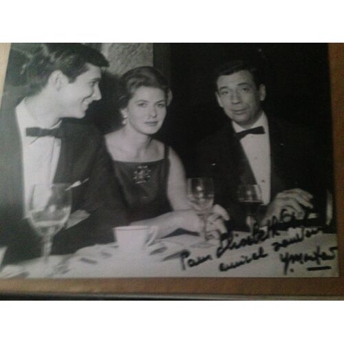 Yves Montand - Autographe