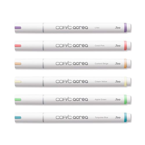 Copic Acrea Set De 6 Couleurs Light