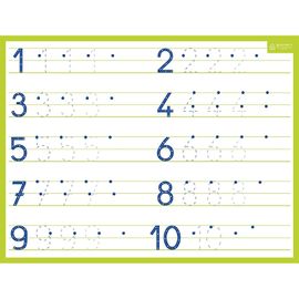 Ardoise Effaçable - Apprendre Les Chiffres Et Les Calculs - 32x42cm - Bouchut