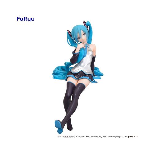 Hatsune Miku - Statuette Noodle Stopper Kuroboshi Kouhaku Ver. (Re-Run) 14 Cm