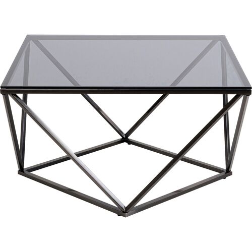 Table basse Cristallo 80x80cm graphite Kare Design