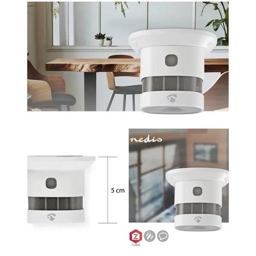 Détecteur de Fumée SmartLife - Wi-Fi - 85 dB - 10 ans de cycle de vie