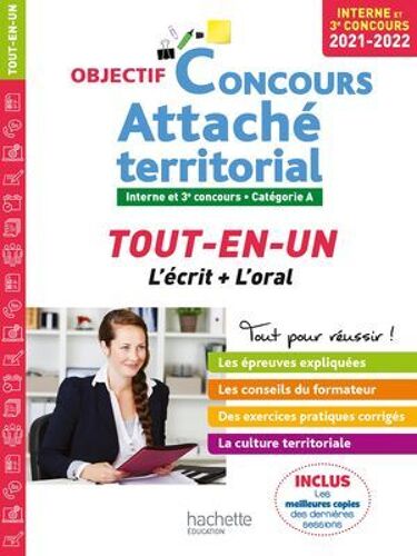 Objectif Concours 2022-2023 Attaché Territorial (Concours Interne)