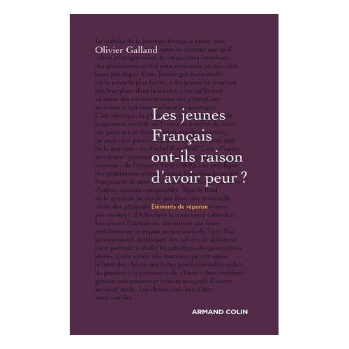 Les Jeunes Français Ont-Ils Raison D'avoir Peur ?