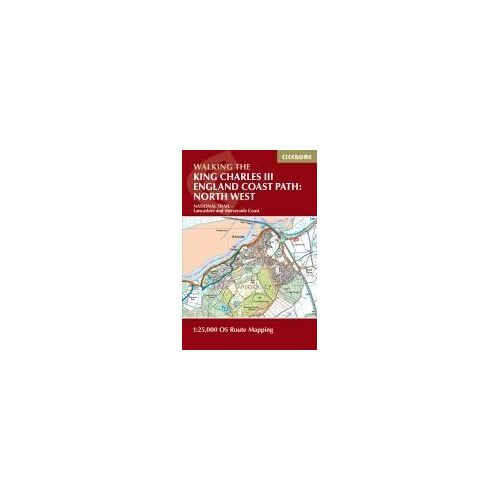 Walking The King Charles Iii England Coast Path: North West - Lancashire And Merseyside Map Booklet