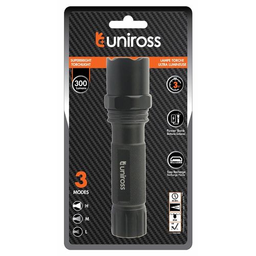 UNIROSS Lampe de Poche 3W SUPERBRIGHT