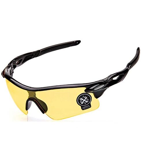 Lunettes De Sport De Protection Solaire Coupe-Vent Pour Le Cyclisme En Plein Air Randonnée Conduite (Jaune)