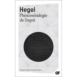 Phénoménologie De L'esprit