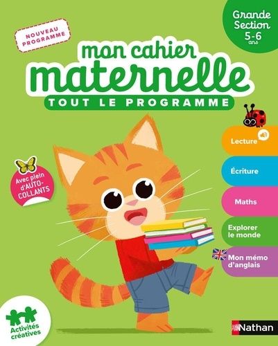 Mon Cahier Maternelle Grande Section - Tout Le Programme