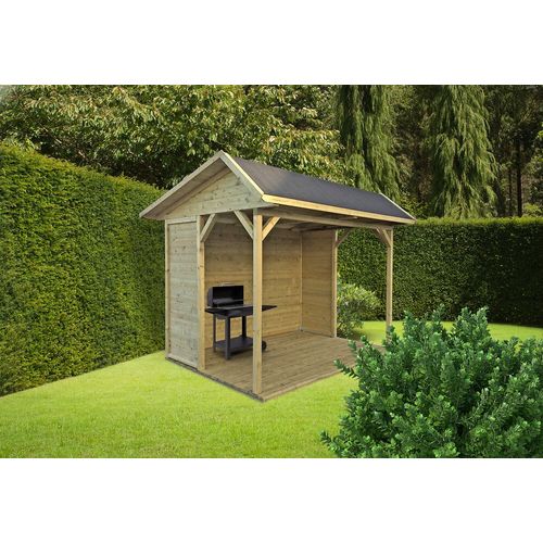 Abri De Jardin Semi-Ouvert Ronsburg - Bois - 6m²