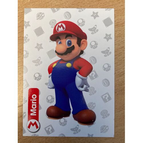 (2818) Carte Panini N’1 Super Mario 