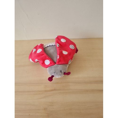 Doudou Coccinelle Anneau Obaibi