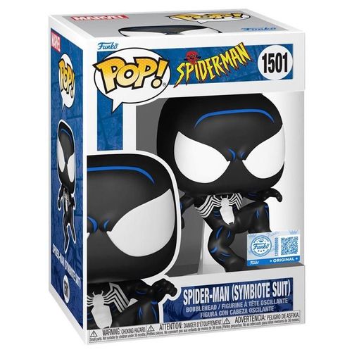 Figurine Funko Pop - Spider-Man, L'homme-Araignée N°1501 - Spider-Man (Costume Symbiote) (85186)