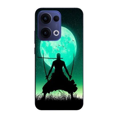 Coque Pour Oppo Reno 13 5g Roronoa Zoro Triple Épée Pleine Lune Maniacase