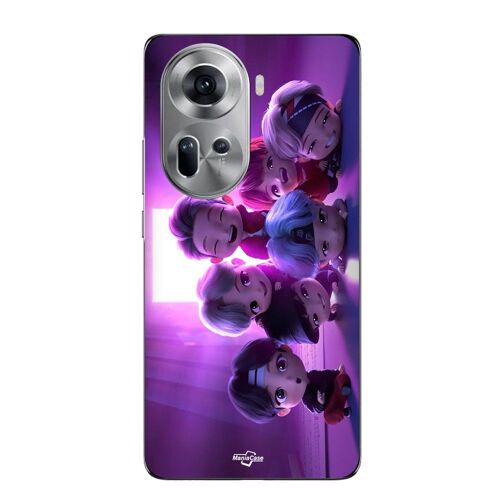 Coque Pour Oppo Reno 11 5g Bts Groupe Animation Kpop Maniacase