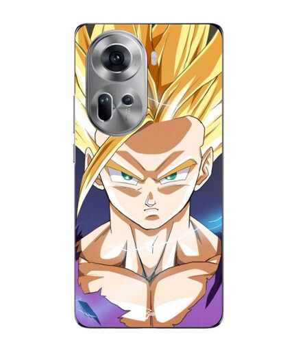 Coque Pour Oppo Reno 11 5g Dragon Ball Z Sangoku Cheveux Blonds Maniacase
