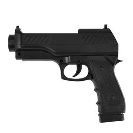 Abs Light Gun Pistol Tir Sport Jeu Vidéo Pour Nintendo Wii Télécommande (Noir)