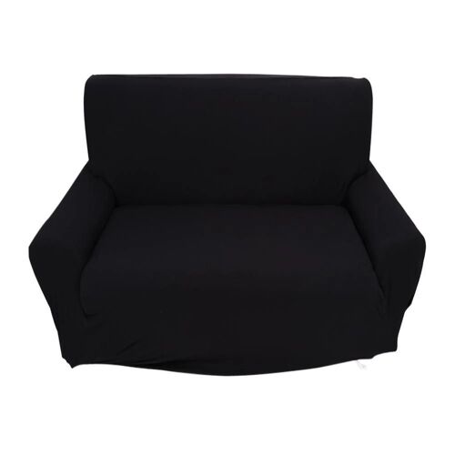 Accueil Meubles Chaise Causeuse Canapé 2 Canapé Stretch Protect Cover Housses Noir