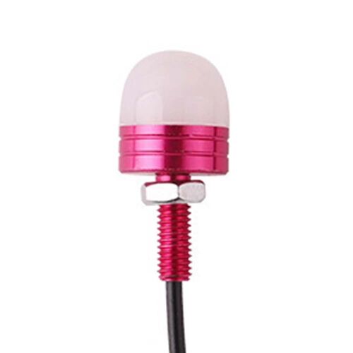 Led Moto Plaque D'immatriculation Lumière Moto Queue Frein Éclairage Lampe Étanche Plaque D'immatriculation Poisson ?il Lumière Violet