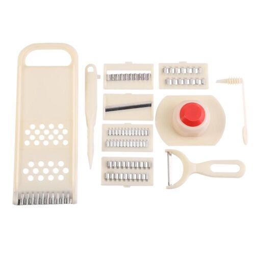 10Pcs / set Multi-fonctionnel Fruits Légumes Cutter Râpe Trancheuse Éplucheurs Hachoir Outil de cuisine