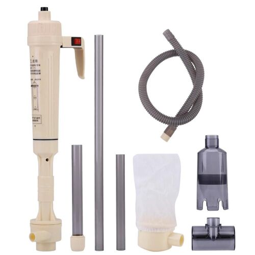 Batterie Aquarium Gravel Nettoyeur Aquarium Siphon Changement D'eau Outil De Nettoyage